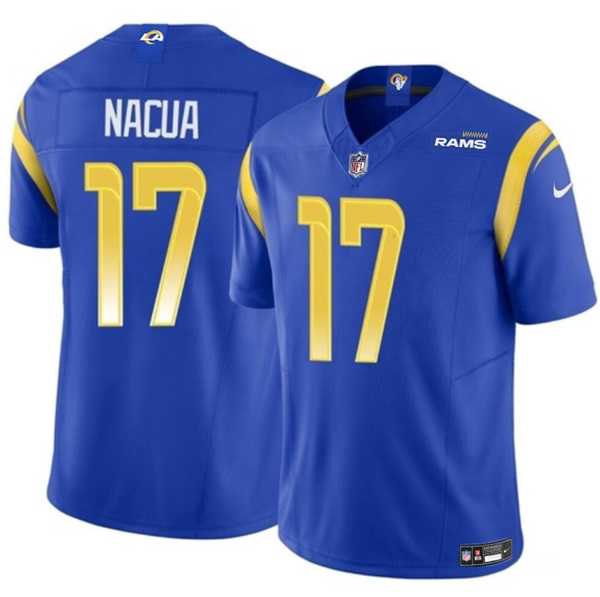 Men & Women & Youth Los Angeles Rams #17 Puka Nacua Blue 2023 F.U.S.E. Vapor Untouchable Jersey,We sell and wholesale Men & Women & Youth Los Angeles Rams #17 Puka Nacua Blue 2023 F.U.S.E. Vapor Untouchable Jersey on line form chian!